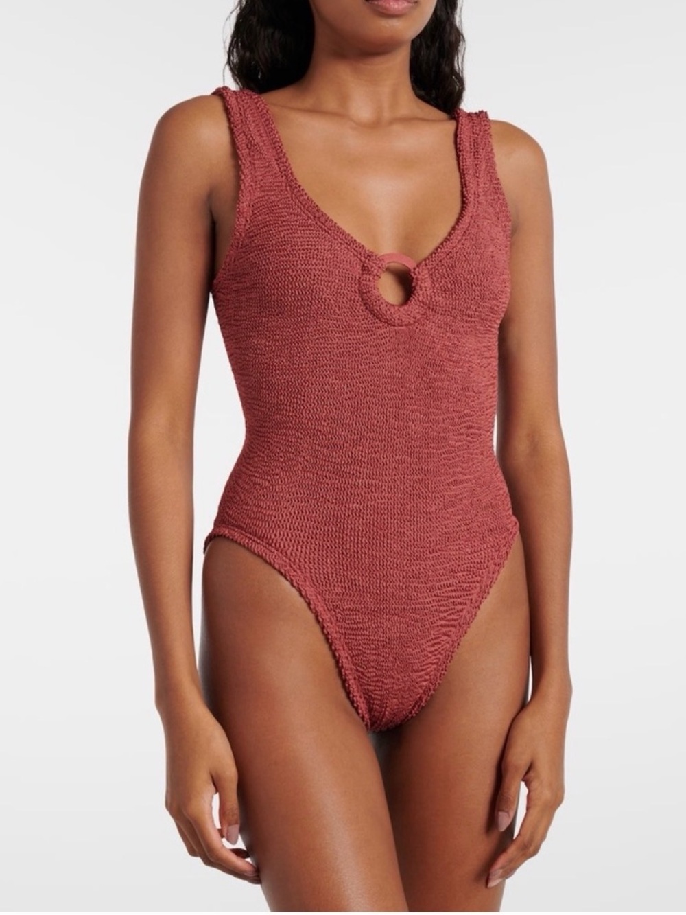 Celine ring-detail swimsuit Hunza G NWOT